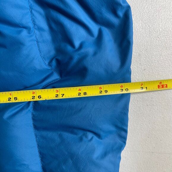 Mountain Hardwear Puffer Jacket Coat Womens Small Blue Down Filled Fleece Lined - Picture 14 of 14